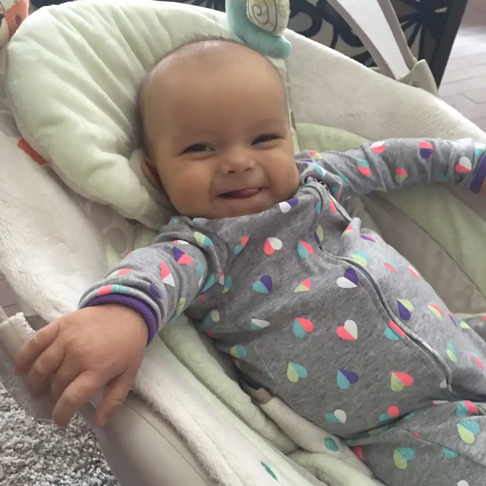 Isla's look of pure evil. A menacing smirk